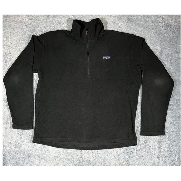 Patagonia Other - Patagonia Mens Synchilla Quarter Zip Fleece Pullover Black Medium